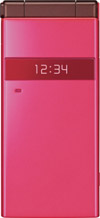 docomo STYLE series P-06C　レッドの写真（折りたたみ閉じ時）