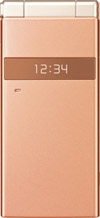 docomo STYLE series P-06C　ローズゴールドの写真（折りたたみ閉じ時）