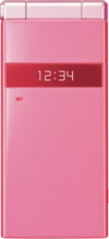 docomo STYLE series P-06C　コーラルピンクの写真（折りたたみ閉じ時）
