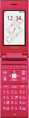 docomo STYLE series L-10Cの写真（折りたたみ開き時）