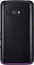 ドコモ スマートフォン P-07Cの写真（背面）