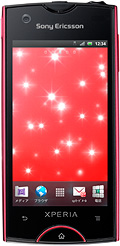 ドコモ スマートフォン Xperia(TM) ray SO-03Cの写真（正面）
