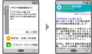 イタリア新着情報のイメージ画像