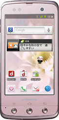 docomo with series ARROWS Kiss F-03Dの写真（正面）