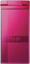 docomo STYLE series SH-03D　Pinkの写真（折りたたみ閉じ時）