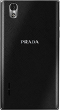 docomo with series PRADA phone by LG L-02Dの写真（背面）