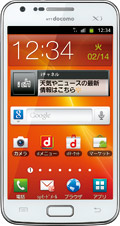 ＧＡＬＡＸＹ Ｓ II ＬＴＥ ＳＣ−０３Ｄ　Ｃｅｒａｍｉｃ Ｗｈｉｔｅの写真（正面）