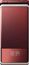 ｄｏｃｏｍｏ ＳＴＹＬＥ　ｓｅｒｉｅｓ Ｆ−０４Ｄ　ＴＩＴＡＮＩＵＭ　ＢＲＯＷＮの写真（折りたたみ閉じ時）