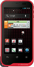 ｄｏｃｏｍｏ ｗｉｔｈ ｓｅｒｉｅｓ ＡＱＵＯＳ　ＰＨＯＮＥ ｓｔ ＳＨ−０７Ｄ　ＲＥＤの写真（正面）