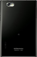 ｄｏｃｏｍｏ　ＮＥＸＴ　ｓｅｒｉｅｓ　Ｏｐｔｉｍｕｓ　Ｖｕ　Ｌ−０６Ｄ　Ｂｌａｃｋの写真（背面）