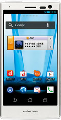 ｄｏｃｏｍｏ　ｗｉｔｈ　ｓｅｒｉｅｓ　ＥＬＵＧＡ　Ｖ　Ｐ−０６Ｄ　ホワイトの写真（正面）