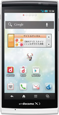 ｄｏｃｏｍｏ　ｗｉｔｈ　ｓｅｒｉｅｓ　ＡＱＵＯＳ　ＰＨＯＮＥ　ｓｉ　ＳＨ−０１Ｅ　Ｗｈｉｔｅの写真（正面）