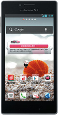 docomo NEXT series Optimus G L-01E　Blackの写真（正面）