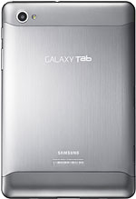 ドコモ タブレット GALAXY Tab 7.7 Plus SC-01E　Light Silverの写真（背面）