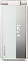 docomo STYLE series P-01E　ホワイトの写真（折りたたみ時）
