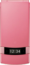 docomo STYLE series N-01E　PINKの写真（折りたたみ時）