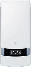 docomo STYLE series N-01E　WHITEの写真（折りたたみ時）