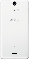 Xperia AX SO-01E　Whiteの写真（背面）