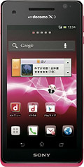 Xperia AX SO-01E　Pinkの写真（正面）