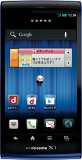 AQUOS PHONE si SH-01E　Blueの写真（正面）