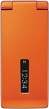 docomo STYLE series SH-03E　Orangeの写真（折りたたみ時）