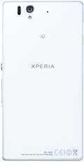 Xperia Z SO-02E　Whiteの写真（背面）