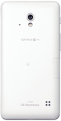 Optimus G Pro L-04E　Platinum Whiteの写真（背面）