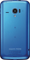 AQUOS PHONE ZETA SH-06E　Blueの写真（背面）
