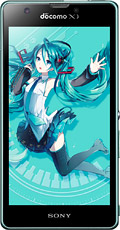 Xperia(TM) feat. HATSUNE MIKU SO-04E　Mikuの写真（正面）