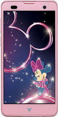 Disney Mobile on docomo F-07E　Light Pinkの写真（正面）