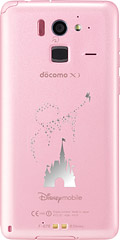 Disney Mobile on docomo F-07E　Light Pinkの写真（背面）