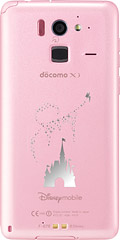 Disney Mobile on docomo F-07E　Light Pinkの写真（背面）