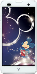 Disney Mobile on docomo F-07E　Pure Whiteの写真（正面）