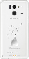 Disney Mobile on docomo F-07E　Pure Whiteの写真（背面）