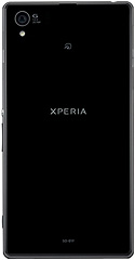 Xperia Z1 SO-01F　Blackの写真（背面）