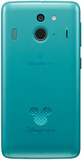 Disney Mobile on docomo F-03F　Blueの写真（背面）