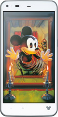 Disney Mobile on docomo SH-05F　Silky Whiteの写真（正面）