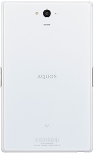 AQUOS PAD SH-06F　Whiteの写真（背面）