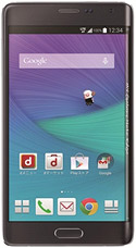 GALAXY Note Edge SC-01G（Charcoal Black）の写真（正面）