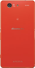 Xperia Z3 Compact SO-02G（Orange）の写真（背面）