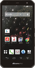 ARROWS NX F-02G　Blackの写真（正面）