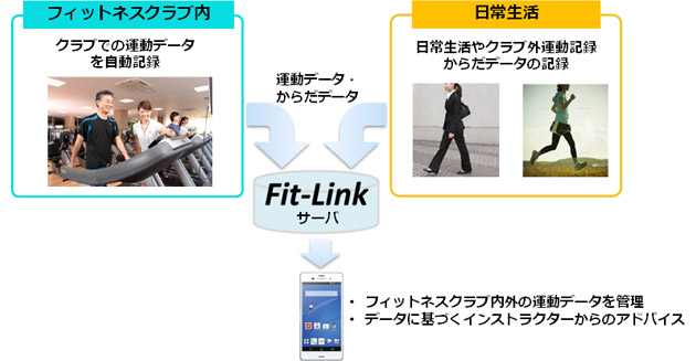 画面イメージ：「Fit-Link」の導入