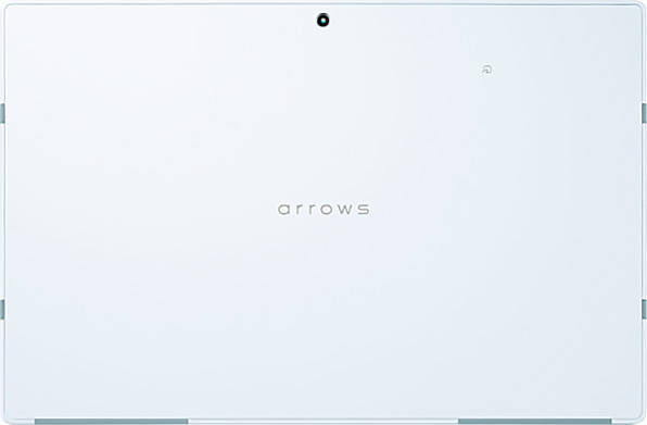 ドコモ タブレット arrows Tab F-04H（White・裏面）の写真