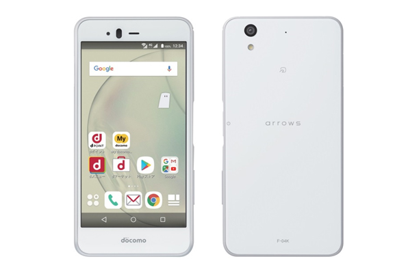 ドコモ スマートフォン arrows Be F-04K<White>