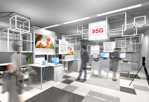 画像:ドコモ5Gオープンラボ OSAKA イメージ図