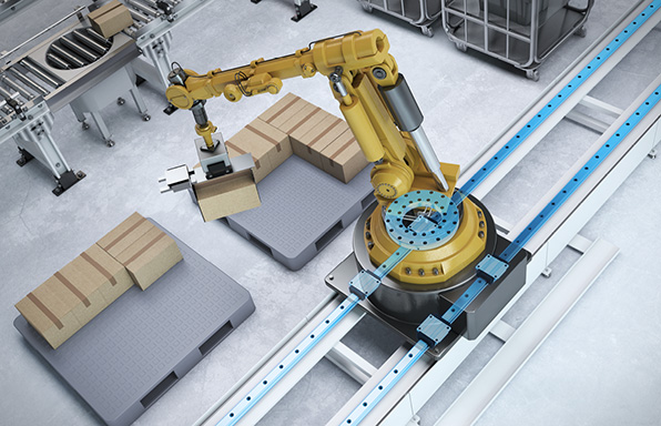 写真:搬送用ロボット