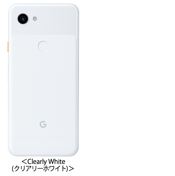 「Google Pixel 3a」Clearly White