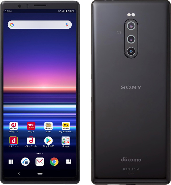 「Xperia 1 SO-03L」Black