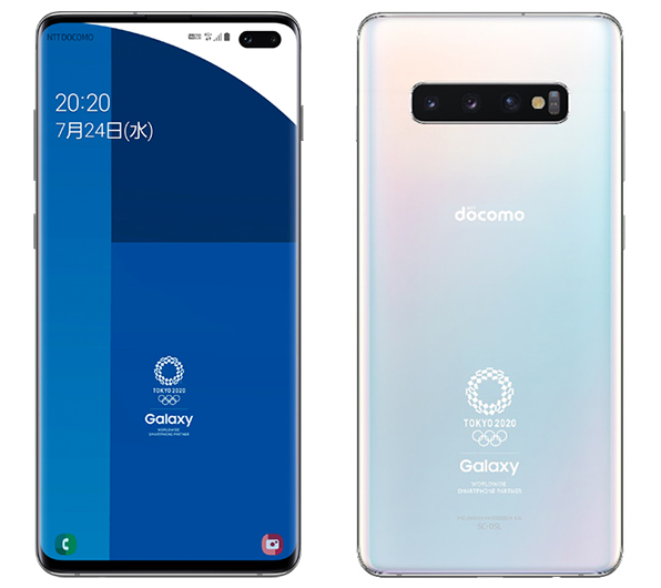 「Galaxy S10+ Olympic Games Edition SC-05L」Prism White