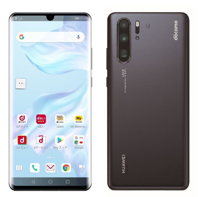 【新品】docomo ○判定 HUAWEI P30 Pro HW-02L 青③